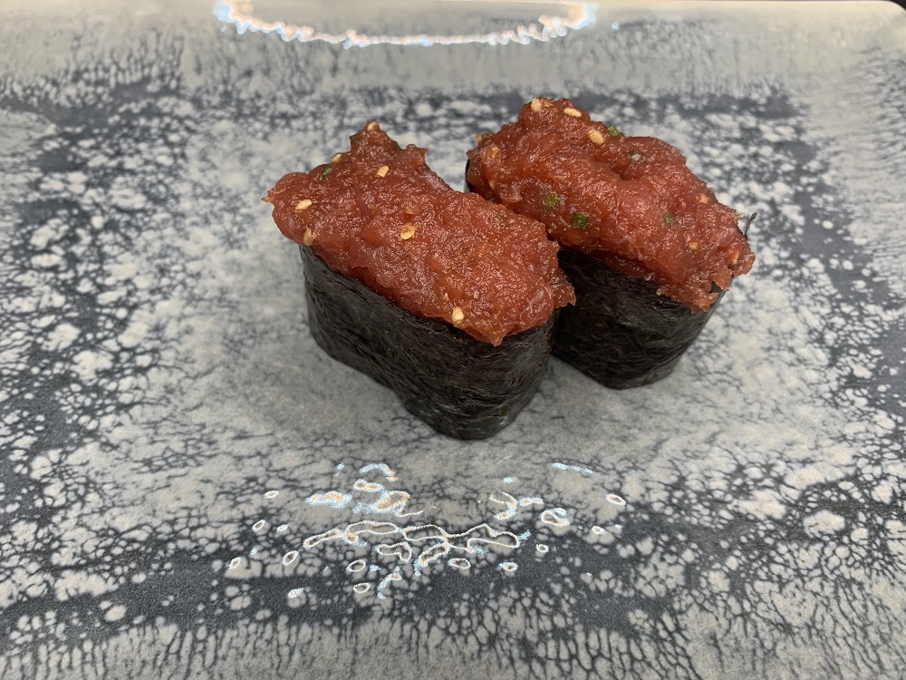 Sushi tartar  de atún picante